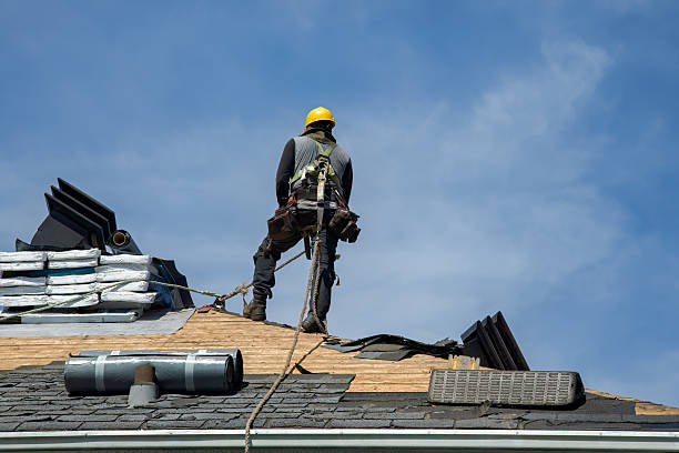 Professional Roof Installation technician working in Dennis, MS